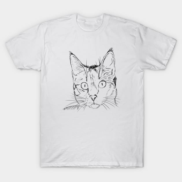 cat T-Shirt by merysam